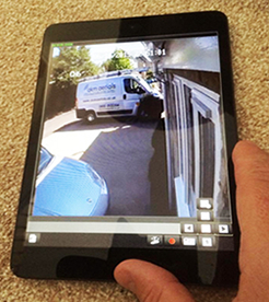 cctv on smartphone Clevedon